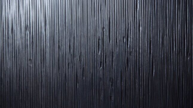 Textured Black Surface with Vertical Relief Pattern