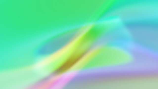 Soft colors mix together in a gentle flow. The scene has no defined shapes. This creates an overall sense of movement. Light reflects off the colors in different ways. 3d render