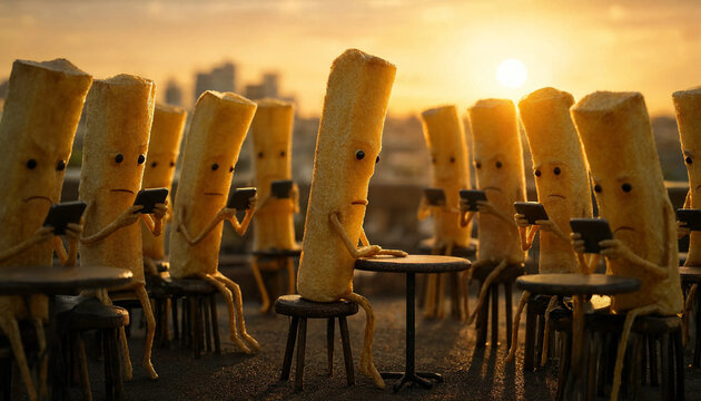 Digital Noodles: A Social Media Serenade