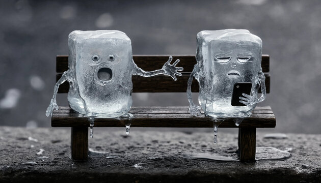 Frozen Friends: A Tale of Ice and Connection