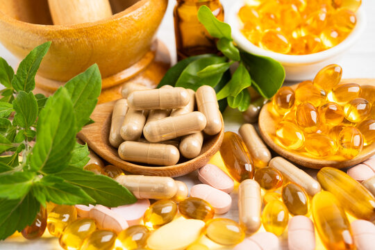 Fish oil vitamin with EPA and DHA,Alternative medicine herbal organic capsule with vitamin E omega 3.
