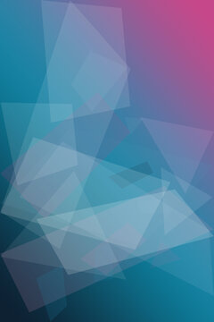 Layered translucent polygons create a cool blue, teal, and violet composition with a futuristic digital mood, offering a versatile vertical backdrop for websites, presentations, and branding.