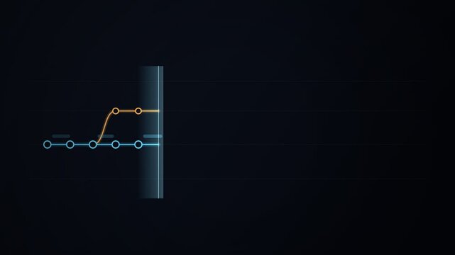 Version Control Git Branch Merge Animation
