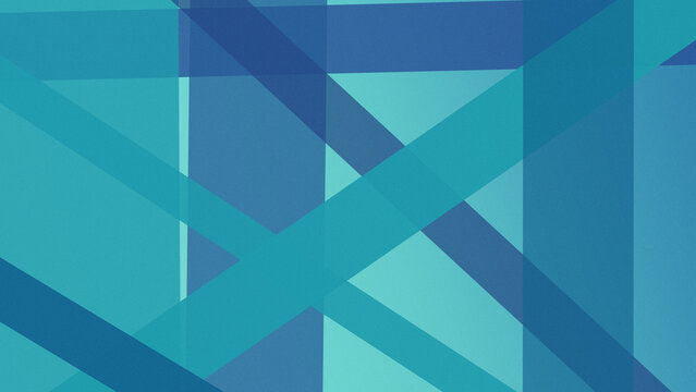 Layered cyan, turquoise, and deep blue polygons intersect in a bold structured arrangement, creating a futuristic digital backdrop for technology, business, and creative media.
