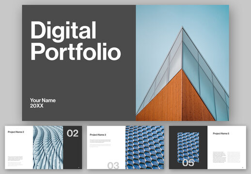Digital Portfolio Layout