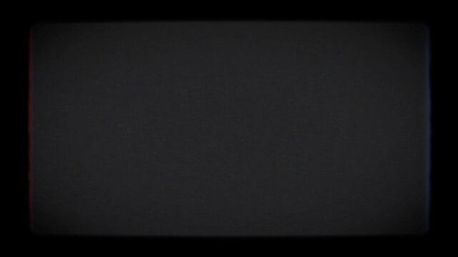 VCR Retro Monitor Screen, Analog Screen Effect, Film Frame Overlay with Transparent Alpha Channel.