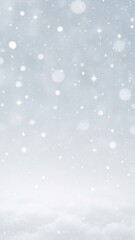 Fototapeta premium Serene snowfall mobile wallpaper
