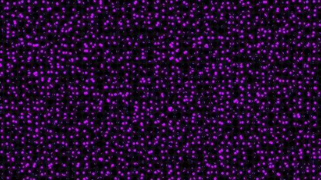 Abstract digital pattern with purple and blue pixel blocks