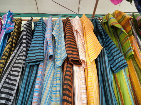 Traditional clothing made from woven fabric distinctive to Buton Island.