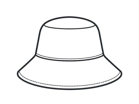 Wide brimmed straw sun hat isolated