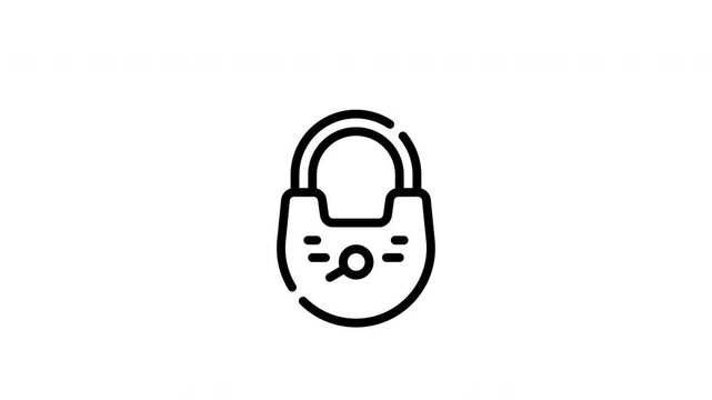 Padlock concepts for cyber security safety, website online safety, data protection, and lock icon design elements.
