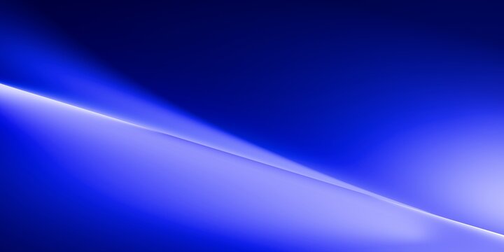 Futuristic blue gradient light beam abstract background with soft glowing curve.