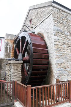 Ballacregga Old Corn Mill (auch bekannt als Creer's Mill) in Laxey auf der Isle of Man