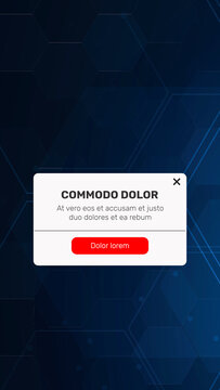 Vertical Error Notification 10