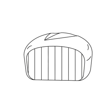 Outline of a Ushanka hat