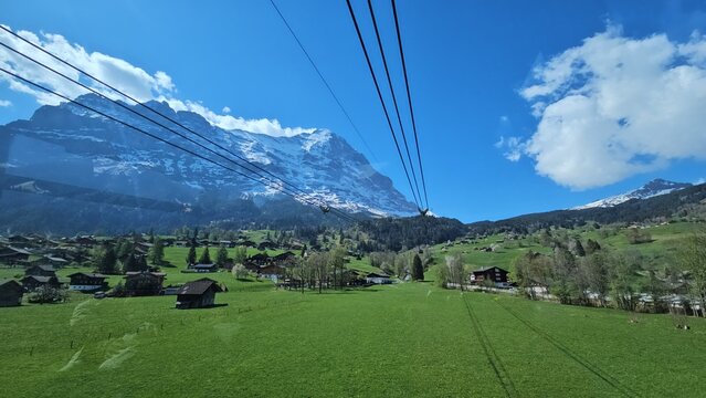 swiss alps landscape at grindelwald