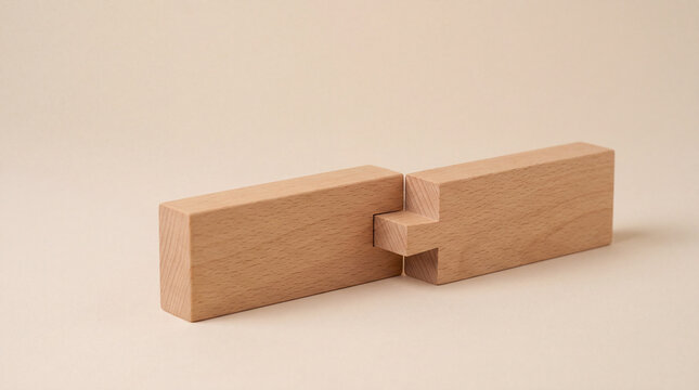 Interlocking Wooden Joint Concept for Precision and Collaboration