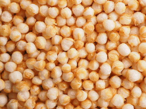 Close-up photo of popped amaranth