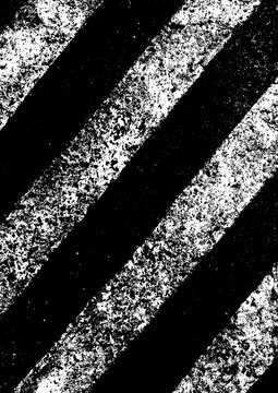 Large diagonal lines on tarmac texture with a transparent background