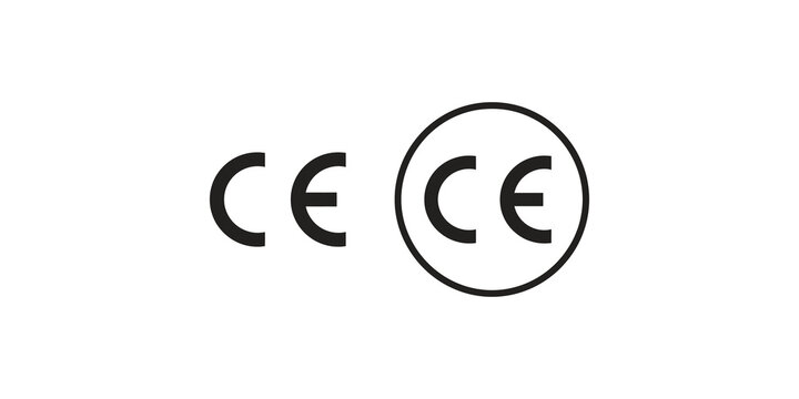 CE conformity marking icons for product safety and regulatory compliance.
