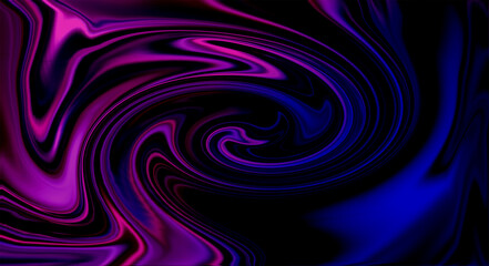 Fototapeta premium Abstract liquid swirl background featuring vibrant purple magenta and dark blue fluid waves for modern creative web designs.