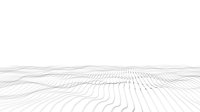 Abstract lines wave pattern. Modern background design, 4k video seamless loop