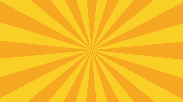 Minimalist yellow sunburst, Abstract background of yellow sunburst lines comic cartoon, Radiating orange and yellow sunburst pattern constructed, Motion sunburst abstract yellow background.