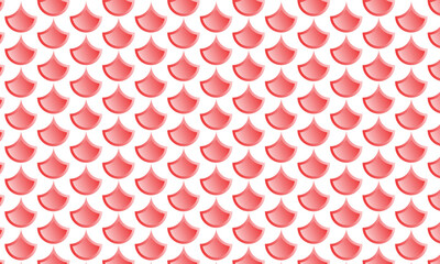 simple red gradient fish scale pattern for banner poster background. © kowsar