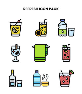 Refresh Lineal Color Graphics Icons Pack