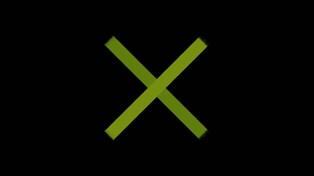 cross mark spray painted graffiti symbol isolated on solid transparent background simple icon graphic design element for reject error cancel