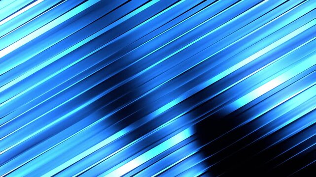 Glass diagonal random lines with blue and white gradient color background for scene or show VJ loop