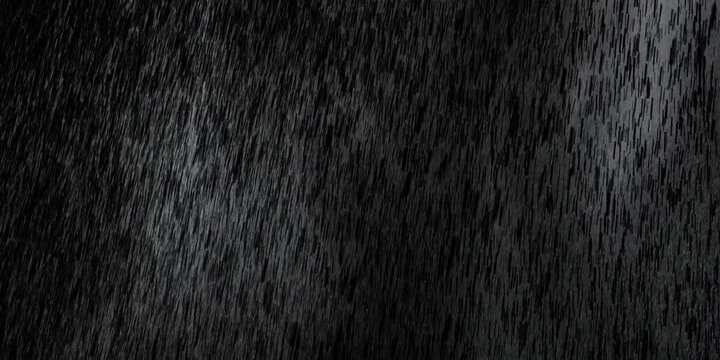 Heavy rain falling in dark night scene with continuous water drops creating dramatic rainfall effect and wet atmosphere during stormy weather