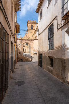 Scenic sight in Mula, beautiful town in the Region of Murcia, Spain.