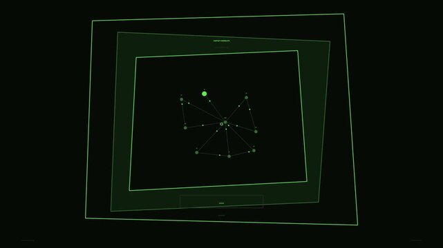 Contact Correlation Network HUD Seamless Loop