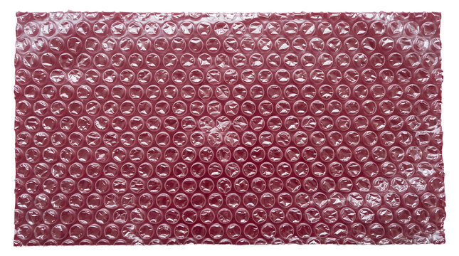 Pink anti-static bubble wrap sheet for electronic component packaging and shipping protection