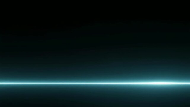 画面の下端をかすかに揺れる光の線