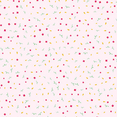 Fototapeta premium Soft pastel floral backdrop for creative stationery
