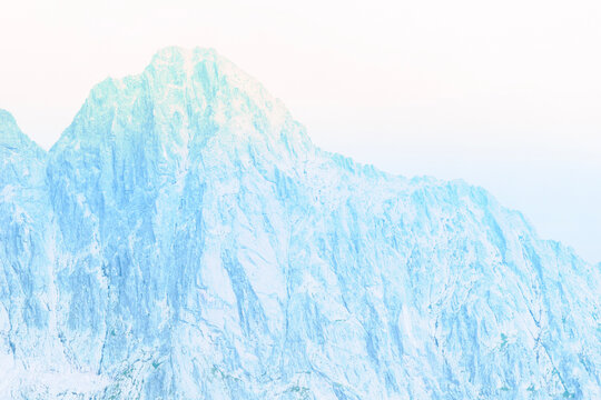 mountain peak texture background light blue pale landscape rocky surface abstract nature concept of travel tourism architecture