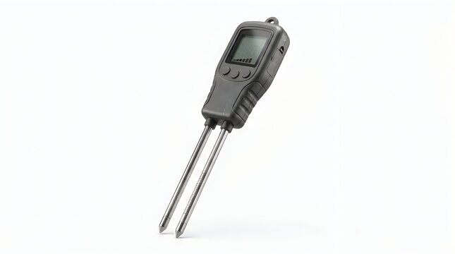 Digital soil moisture meter with lcd display and metal probes for gardening agriculture and plant