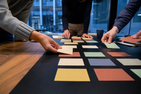 Sorting Idea Cards for Creative Brainstorming Team Workshops Strategic Planning Innovation Prioritization and