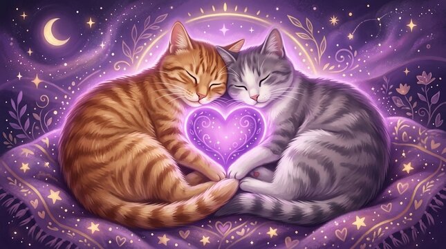 Cosmic cat love