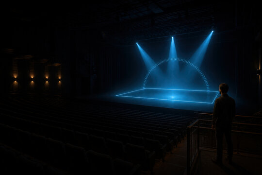 Event Producer Planning Stage Lighting Hologram for Live Show Design Production and Technical Event Management