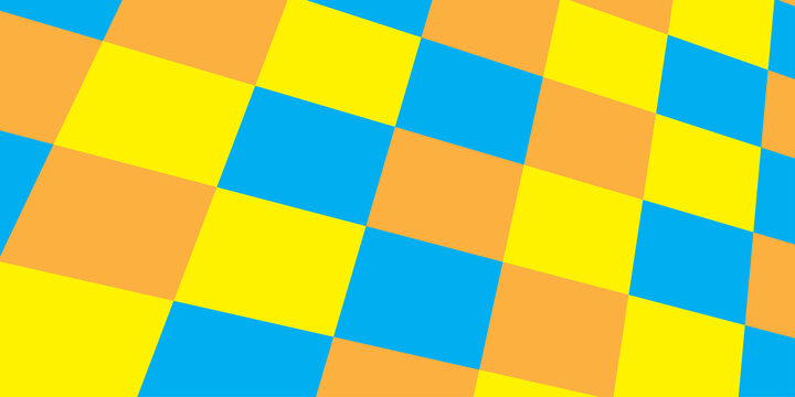 PrintColourful mosaic with four colored squares