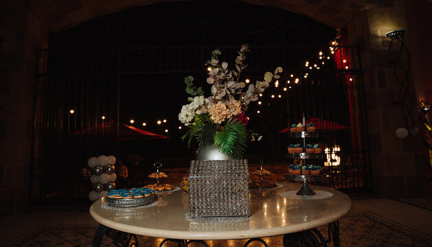appetizer table at an event