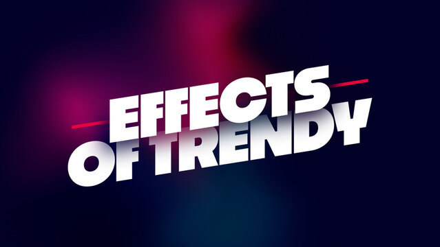 Abstract Animated Text with Colorful and Vibrant Background