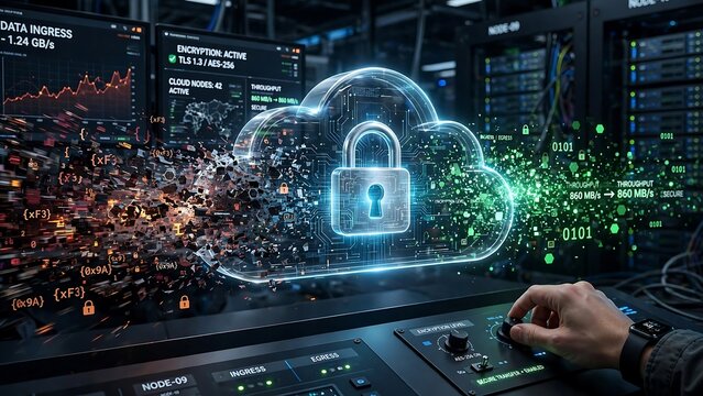 Cloud Security and Data Encryption in a Modern Digital Environment