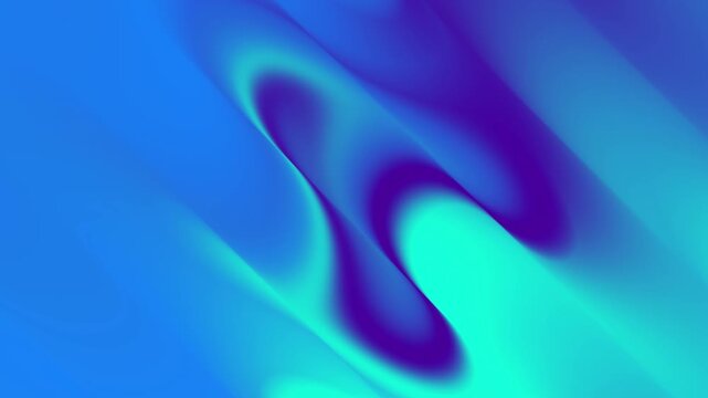 Abstract blue cyan wave background video fluid liquid gradient motion animation loop graphic for modern backdrop 4k video.
