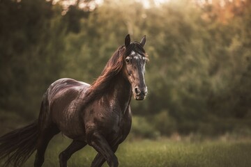 horse in the field © nrsiyam766