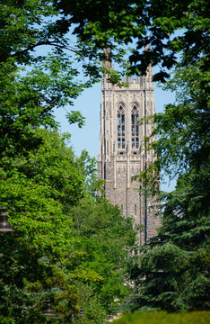 Duke Chapel on the campus of Duke University in Durham, North Carolina