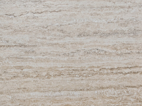 Horizontal Beige Travertine Marble Stone Surface Background Texture